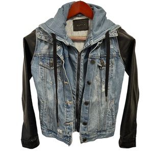 Blank NYC Distressed Jean Jacket XS